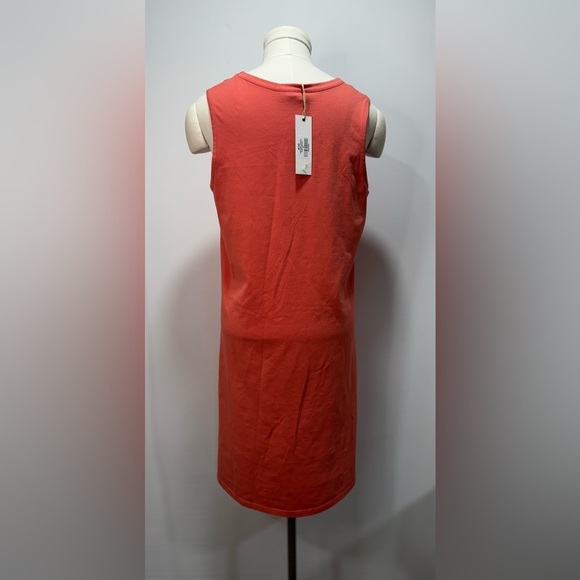 Natural Reflections Tank Sleeveless Dress Women's Size M Orange NWT - Picture 3 of 11